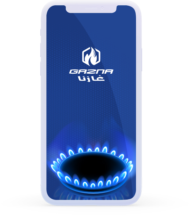 Gazna mobile app screen